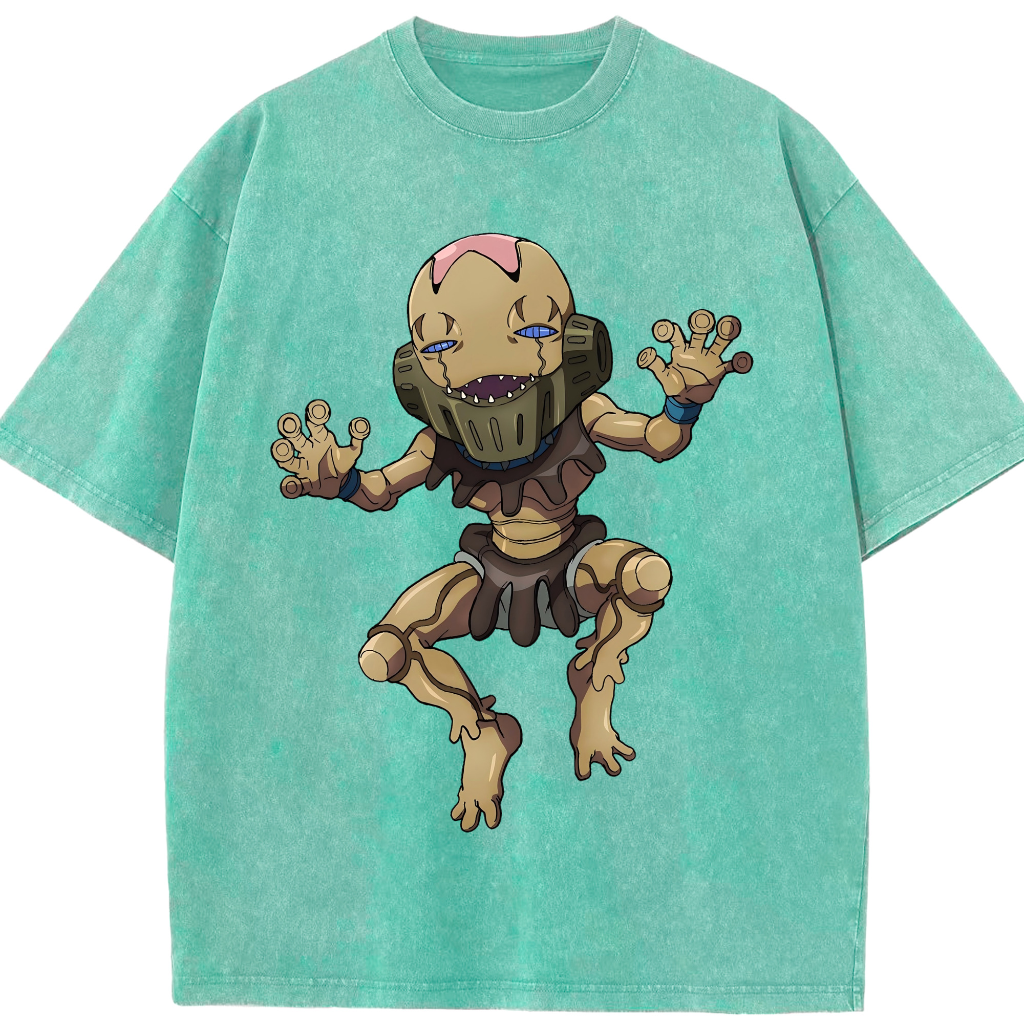 （画像用） ジョジョの奇妙な冒険 JoJo's Bizarre Adventure 綿100% ヴィンテージ風 半袖Tシャツ（フロントプリント）